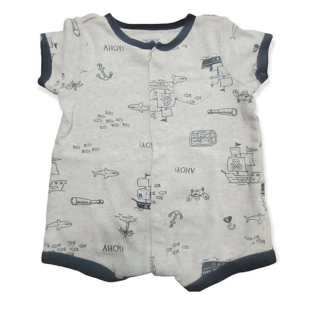 Bundle of 4 boys summer rompers